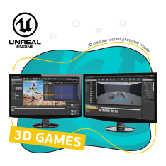 Unreal Engine 4. Игровой движок - КИБЕРшкола программирования для детей, компьютерные курсы для школьников, начинающих и подростков - KIBERone г. Царицыно