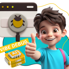 Тестирование & Vibe Debug. Охотники за багами - КИБЕРшкола программирования для детей, компьютерные курсы для школьников, начинающих и подростков - KIBERone г. Царицыно