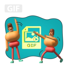 Gif-анимация - КИБЕРшкола программирования для детей, компьютерные курсы для школьников, начинающих и подростков - KIBERone г. Царицыно