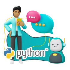 Умный чат-бот на Python на Telegram - КИБЕРшкола программирования для детей, компьютерные курсы для школьников, начинающих и подростков - KIBERone г. Царицыно